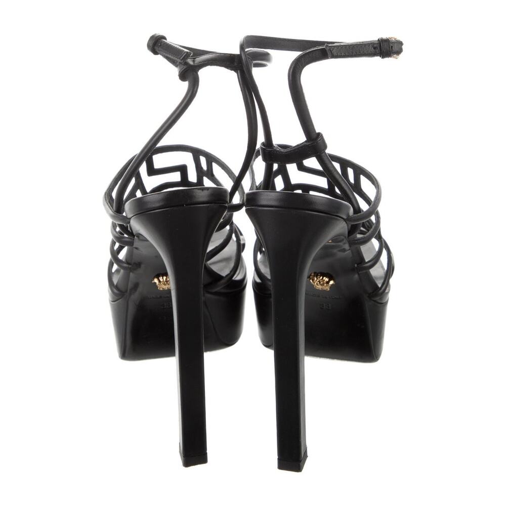 Versace Leather Platform Heels - image 4